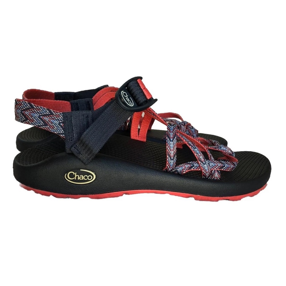 Chaco Women's multicolored Patterned Strap Sandals pre-owned excellent condition